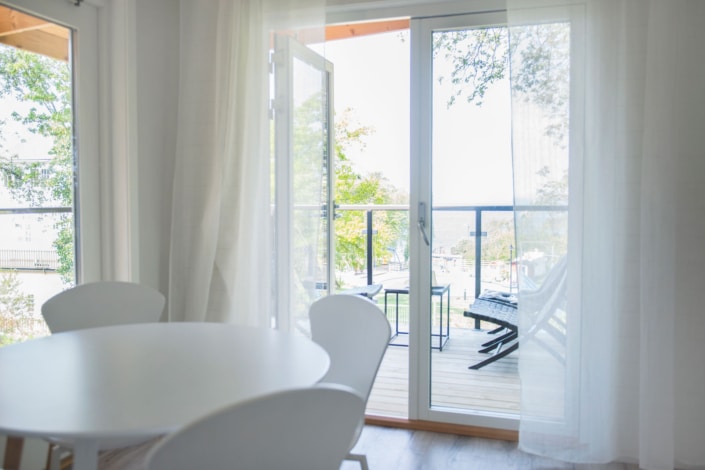 Utsikt från rum i Kneippbyns b&b Visby