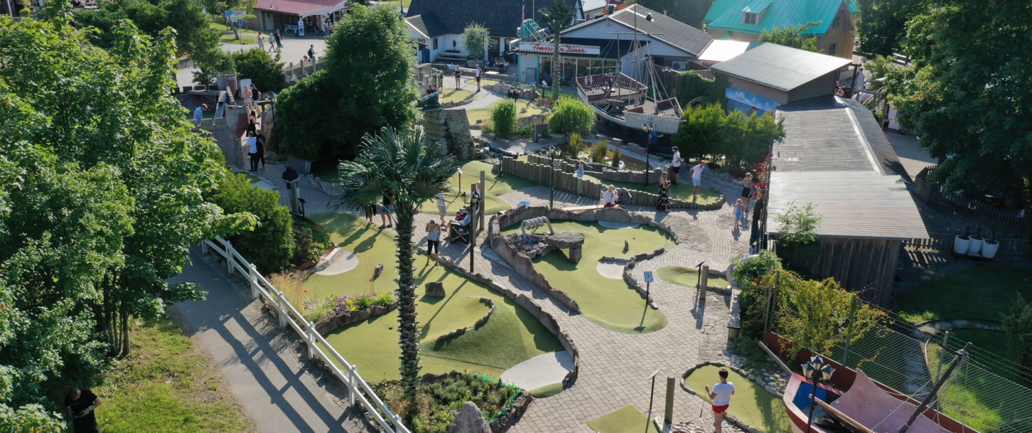 Äventyrsgolf på Kneippbyn Resort Visby