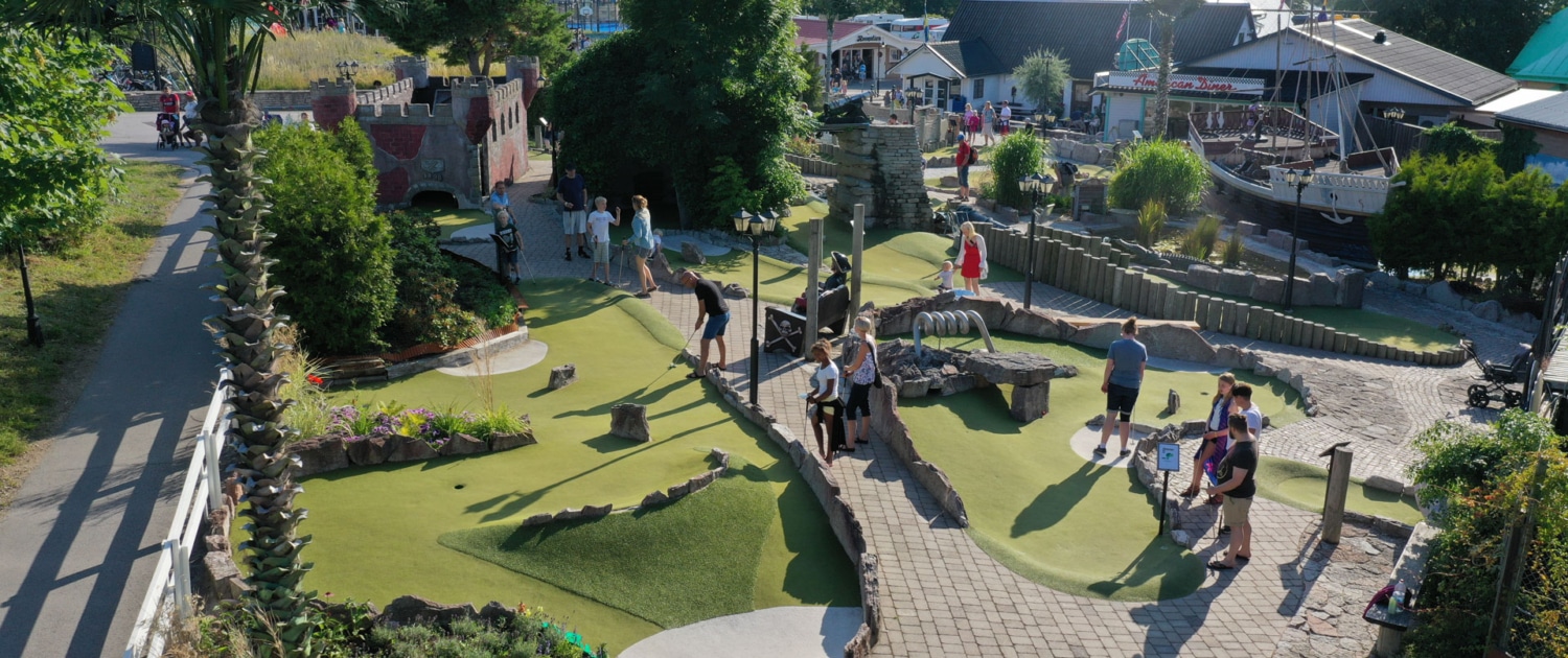 Äventyrsgolf på Kneippbyn Resort Visby