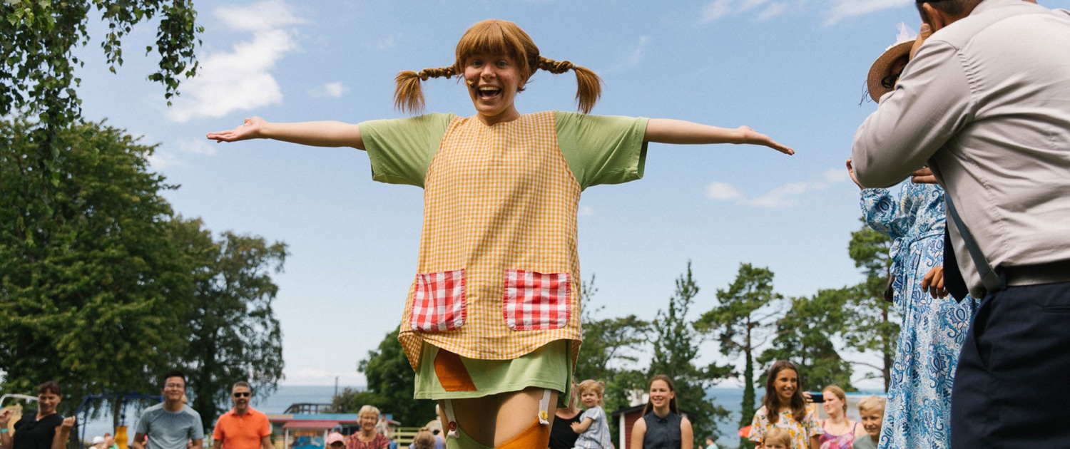 Pippiteater på Kneippbyn Sommarland Gotland